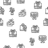 Bonus Present Of Sales Vector Seamless Pattern