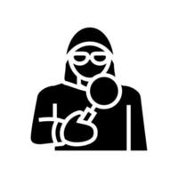 covert operations glyph icon vector illustration
