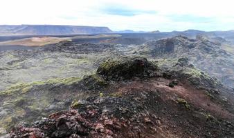 Leirhnjukur lava field in Iceland photo