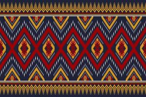 Ethnic oriental ikat seamless pattern traditional. Fabric Indian style. Design for background, wallpaper, vector illustration, fabric, clothing, carpet, textile, batik, embroidery.