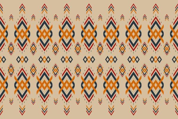 Ikat seamless pattern in tribal. Carpet ethnic pattern art. American, Mexican style. Design for background, wallpaper, vector illustration, fabric, clothing, carpet, textile, batik, embroidery.