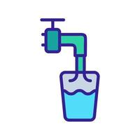 Home sewer icon vector. Isolated contour symbol illustration vector