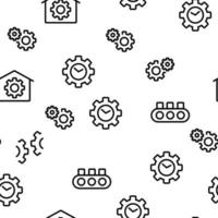 Automation Vector Seamless Pattern