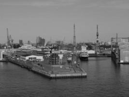 Hamburg and the river elbe photo