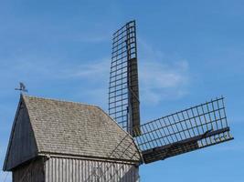 old windmill in westphalia photo