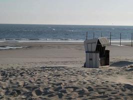 the island of wangerooge in germany photo