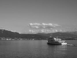 la ciudad bávara de lindau foto