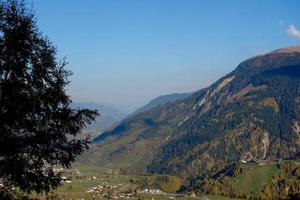 hiking in the swiss alps photo