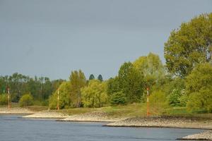 the river rhine near wesel photo