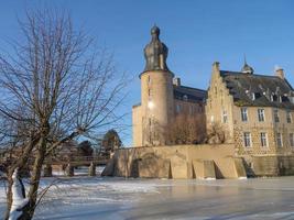 Winter time at a castle in germany photo