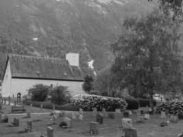 tiempo de primavera en eidfjord noruega foto