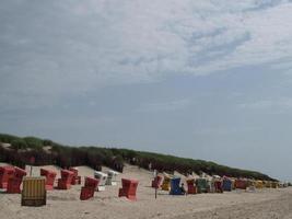 isla langeoog en el mar del norte foto