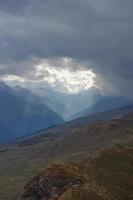 hiking in the swiss alps photo