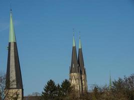 la ciudad de billerbeck en el muensterland alemán foto