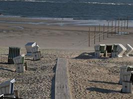 the island of wangerooge in germany photo