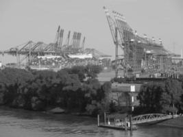 Hamburg and the river elbe photo