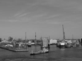 Hamburg and the river elbe photo