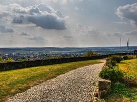 waldeck with the great wsater reservoir in germany photo