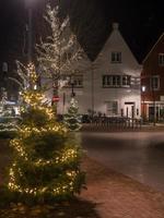 Borken city at christmas time photo