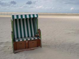 isla langeoog en el mar del norte alemán foto