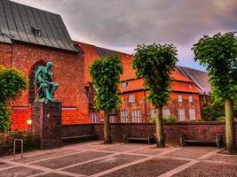 Luebeck city at the baltic sea photo