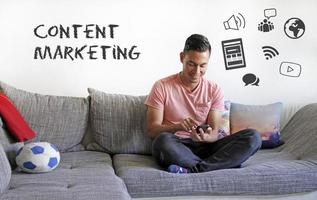 Content marketing - reaching the customer on all channels photo