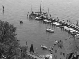 the city of Meersburg at the lake constance photo