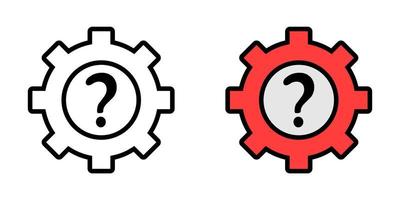 Illustration Vector Graphic of Cog, gear, setting Icon