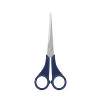 Scissors icon in flat style isolated on white background. Vector illustration