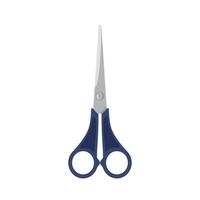 Scissors icon in flat style isolated on white background. Vector illustration