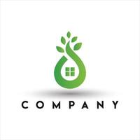 Eco House Logo. Nature House Logo vector