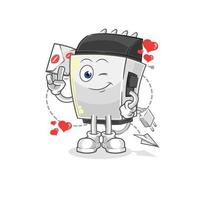 hair clipper cartoon character vector