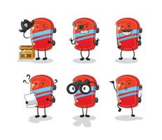 skateboard cartoon character vector