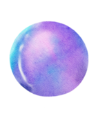 Watercolor witch magic ball png