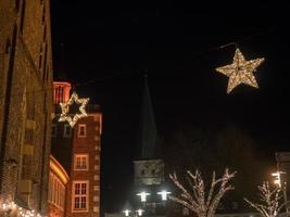 Borken city at christmas time photo