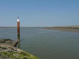 the island Nordstrand in the north sea photo