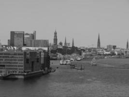 Hamburg and the river elbe photo