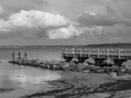 ciudad eckernfoerde en el mar báltico foto