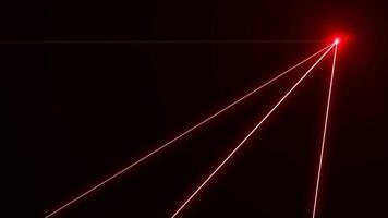 abstrakt teknik röd laser bakgrund. video