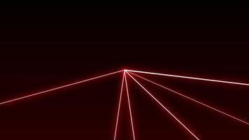 abstracte technologie rode laser achtergrond. video