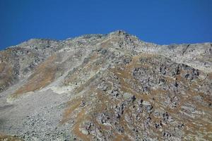 hiking in the swiss alps photo