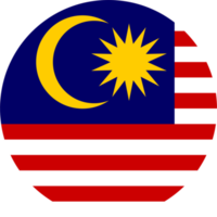 malaysia flagga ikon tecken png
