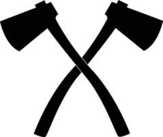Axe icon on white background. Ax sign. chisel symbol. flat style. vector