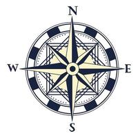 a classic compass image vector