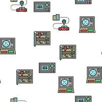 mapa ubicación sistema vector patrón sin costuras