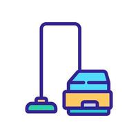 wet vacuum cleaner device icon vector outline illustration