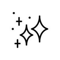 ilustración de contorno de vector de icono de formación de deslumbramiento