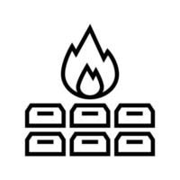 collective pet funeral line icon vector illustration