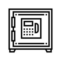 safe protect equipment line icon vector illustration