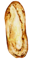 panadería de acuarela, pan, pastel, hornear, pintura a mano png